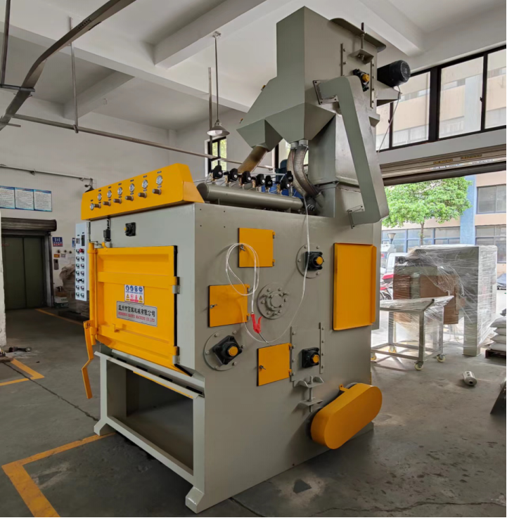 BH-PS100-6T覆帶式自動(dòng)噴砂一體機(jī)